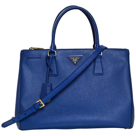 prada saffiano galleria blue bag|prada galleria bag price.